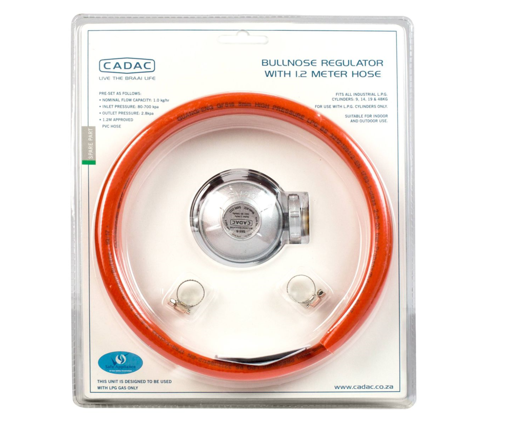Cadac Swivel Regulator & 1,2m Hose SA3L.120BP